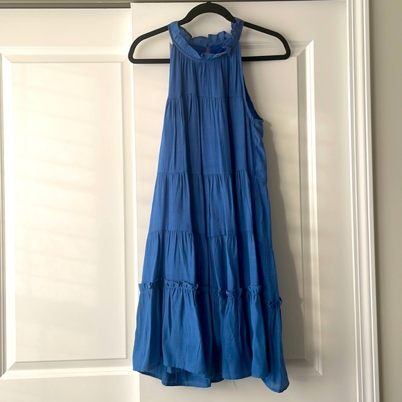 VICI x & merci Pocketed Tier Halter Dress - Picture 2 of 5